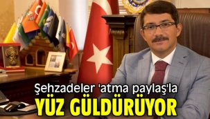Şehzadeler 'atma paylaş'la yüz güldürüyor