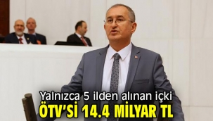 Yalnızca 5 ilden alınan içki ÖTV'si 14.4 milyar TL