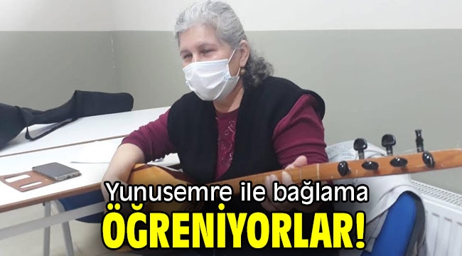  Yunusemre ile bağlama öğreniyorlar! 