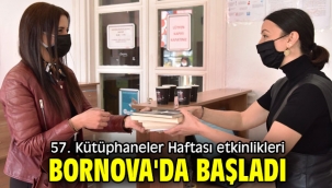 57. Kütüphaneler Haftası etkinlikleri Bornova'da  başladı