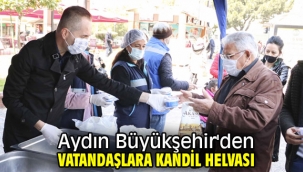 Aydın Büyükşehir'den vatandaşlara kandil helvası
