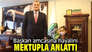 Başkan Duran'a küçük Zeynep'ten mektup