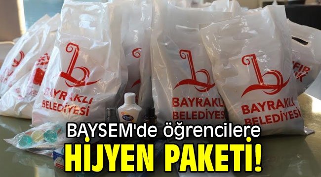 BAYSEM'de öğrencilere hijyen paketi!