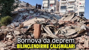 Bornova'da deprem bilinçlendirme çalışmaları
