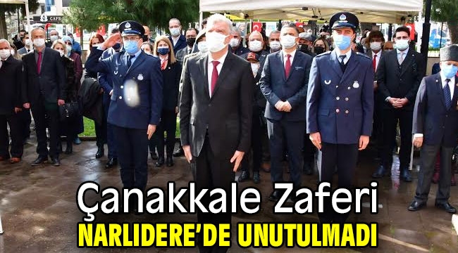 Çanakkale Zaferi Narlıdere'de unutulmadı