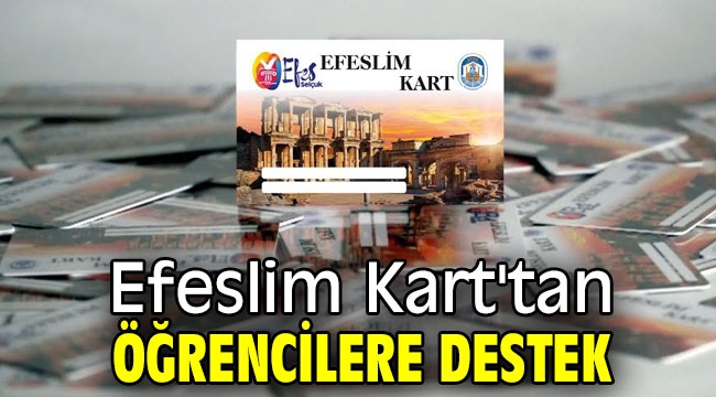 Efeslim Kart'tan öğrencilere destek