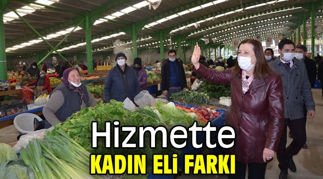 Hizmette kadın eli farkı 