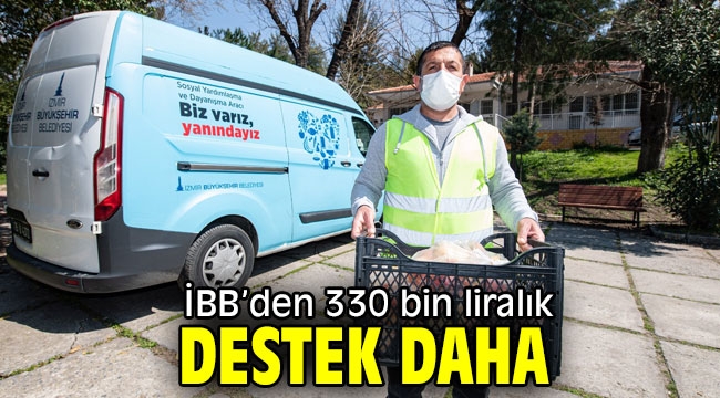 İBB'den 330 bin liralık destek daha