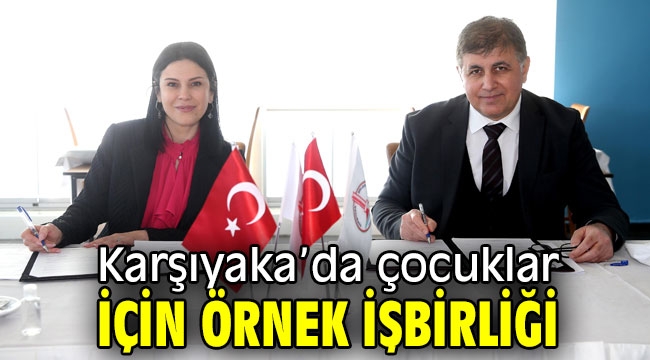 Karşıyaka Belediyesi'nden çocuklar için örnek işbirliği 