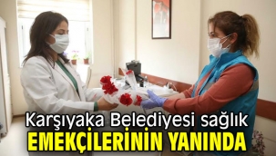 Karşıyaka Belediyesi sağlık emekçilerinin yanında
