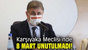 Karşıyaka Meclisi'nde 8 Mart farkındalığı