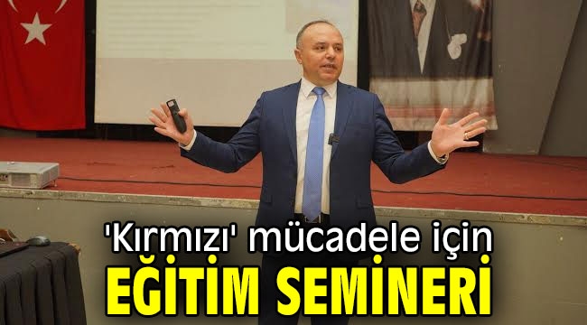 Kırmızı palmiye böceğine karşı eğitim semineri