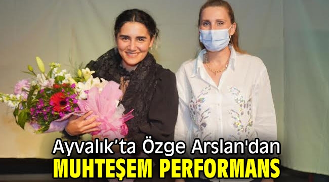 Özge Arslan'dan muhteşem performans