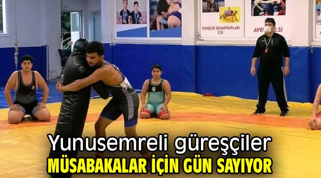  Yunusemreli güreşçiler müsabakalar için gün sayıyor