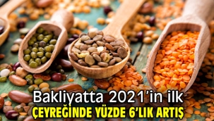 Bakliyatta 2021'in ilk çeyreğinde yüzde 6'lık artış 