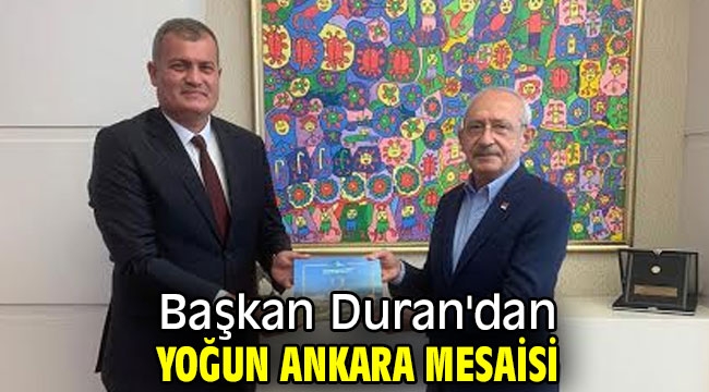 Başkan Duran'dan yoğun Ankara mesaisi