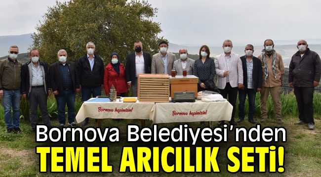 Bornova Belediyesi'nden temel arıcılık seti!  