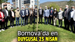Bornova'da en duygusal 23 Nisan