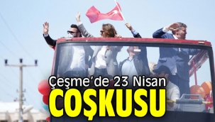 Çeşme'de 23 Nisan coşkusu
