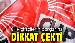 CHP çiftçilerin borçlarına dikkat çekti