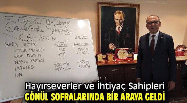 Hayırseverler ve İhtiyaç Sahipleri Gönül Sofralarında Bir Araya Geldi 