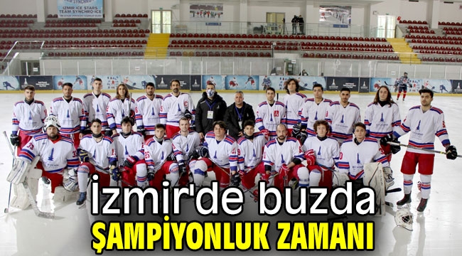 İzmir'de buzda şampiyonluk zamanı