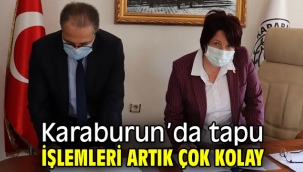 Karaburun'da tapu işlemleri artık çok kolay 