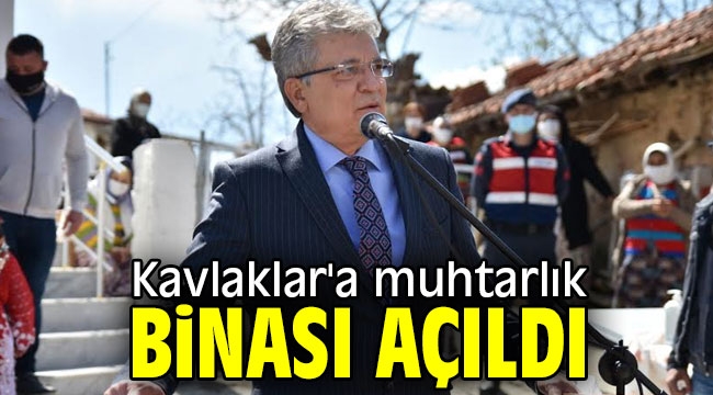 Kavlaklar'a muhtarlık binası açıldı