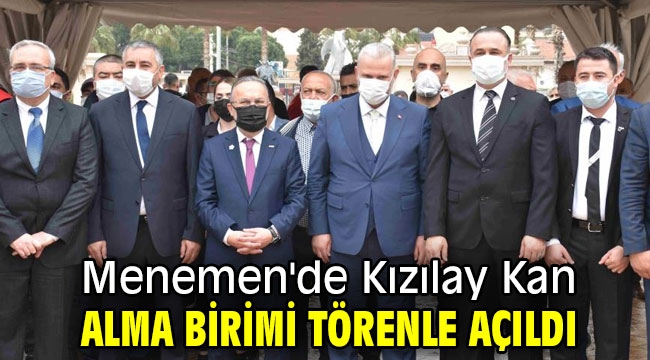 Kızılay Kan alma birimi açıldı  