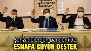 Şehzadelerden pandemide esnafa büyük destek
