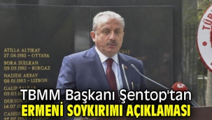 TBMM Başkanı Şentop'tan ermeni soykırımı açıklaması