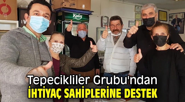 Tepecikliler Grubu'ndan ihtiyaç sahiplerine destek