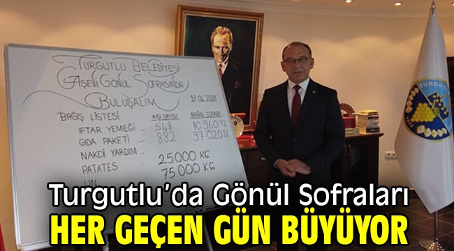 Turgutlu'da Gönül Sofraları Her Geçen Gün Büyüyor