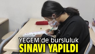 YEGEM'de bursluluk sınavı yapıldı