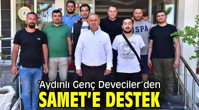 'Aydınlı Genç Deveciler'den Samet'e destek