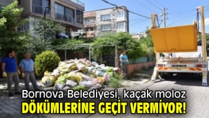 Bornova Belediyesi, kaçak moloz dökümlerine geçit vermiyor! 