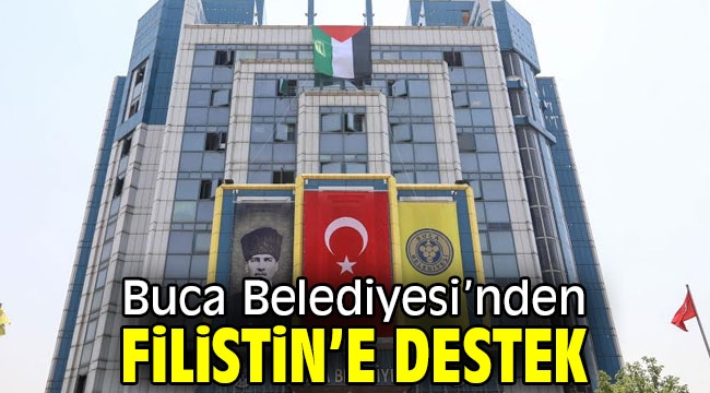 Buca Belediyesi'nden Filistin'e destek 