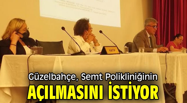 Güzelbahçe, Semt Polikliniğinin Açılmasını İstiyor