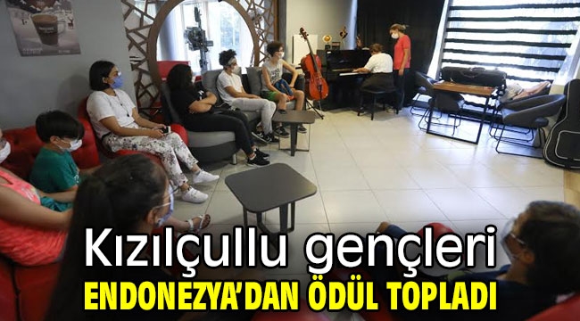 Kızılçullu gençleri Endonezya'dan ödül topladı