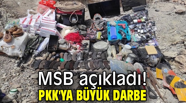 MSB açıkladı! PKK'ya büyük darbe