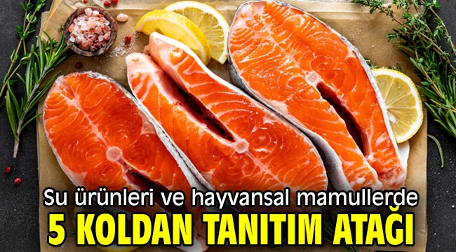 Su ürünleri ve hayvansal mamullerde tanıtım atağı