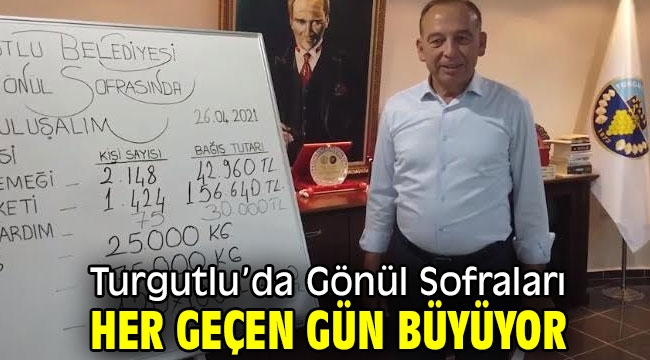 Turgutlu'da Gönül Sofraları Her Geçen Gün Büyüyor