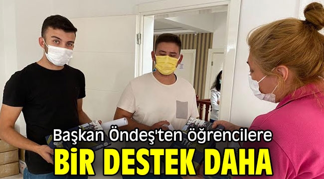 Başkan Öndeş'ten öğrencilere bir destek daha