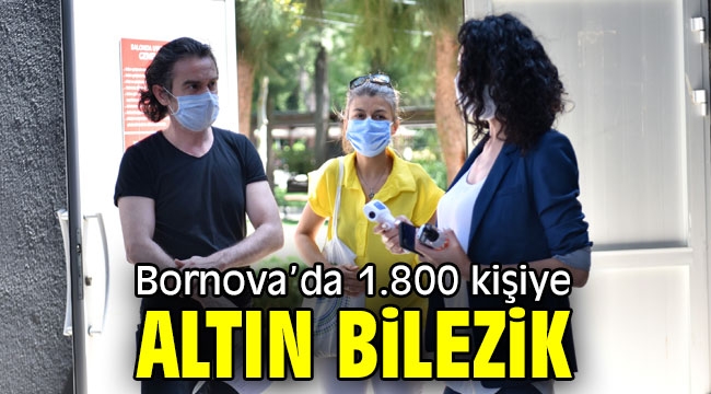 Bornova'da 1.800 kişiye Altın Bilezik 