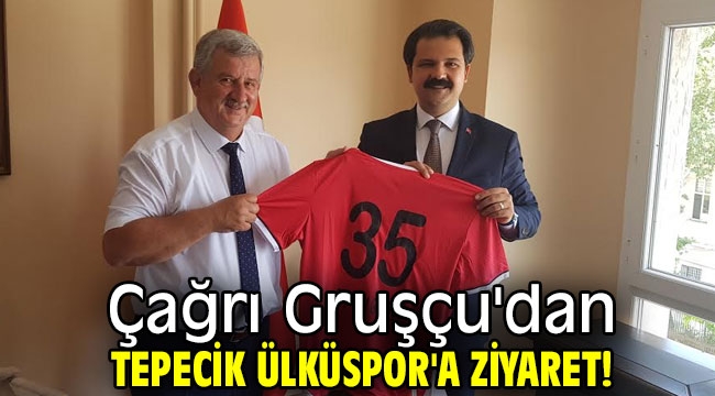 Çağrı Gruşçu'dan Tepecik Ülküspor'a ziyaret!