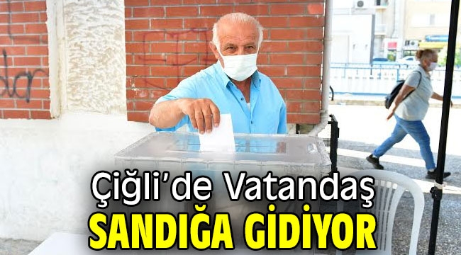 Çiğli'de Vatandaş Sandığa Gidiyor