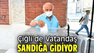Çiğli'de Vatandaş Sandığa Gidiyor