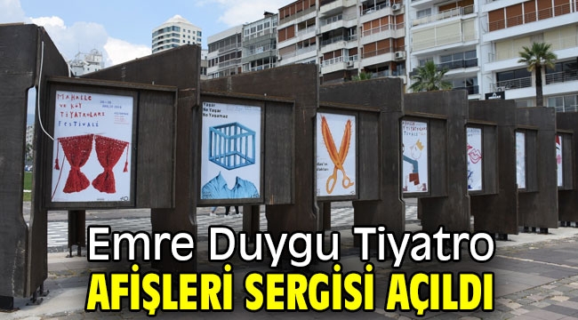 Emre Duygu Tiyatro Afişleri Sergisi açıldı