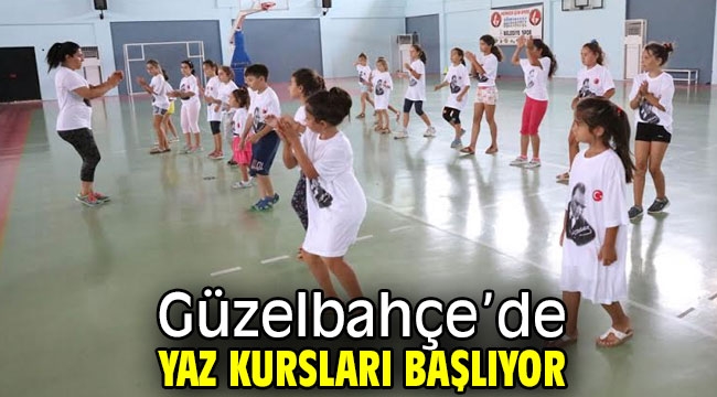 Güzelbahçe'de Yaz Kursları Başlıyor