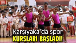 Karşıyaka'da spor kursları başladı!